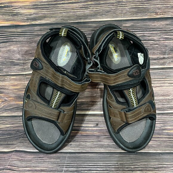 FootJoy‎ Men\'s Golf Sandals Brown Leather Adjustable Strap main image 4